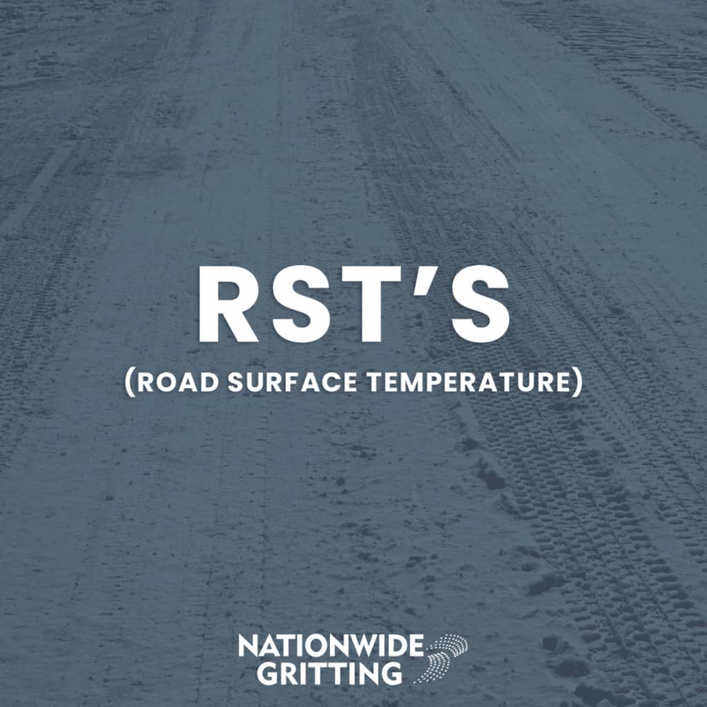 Nationwide Gritting Road Surface Temperature