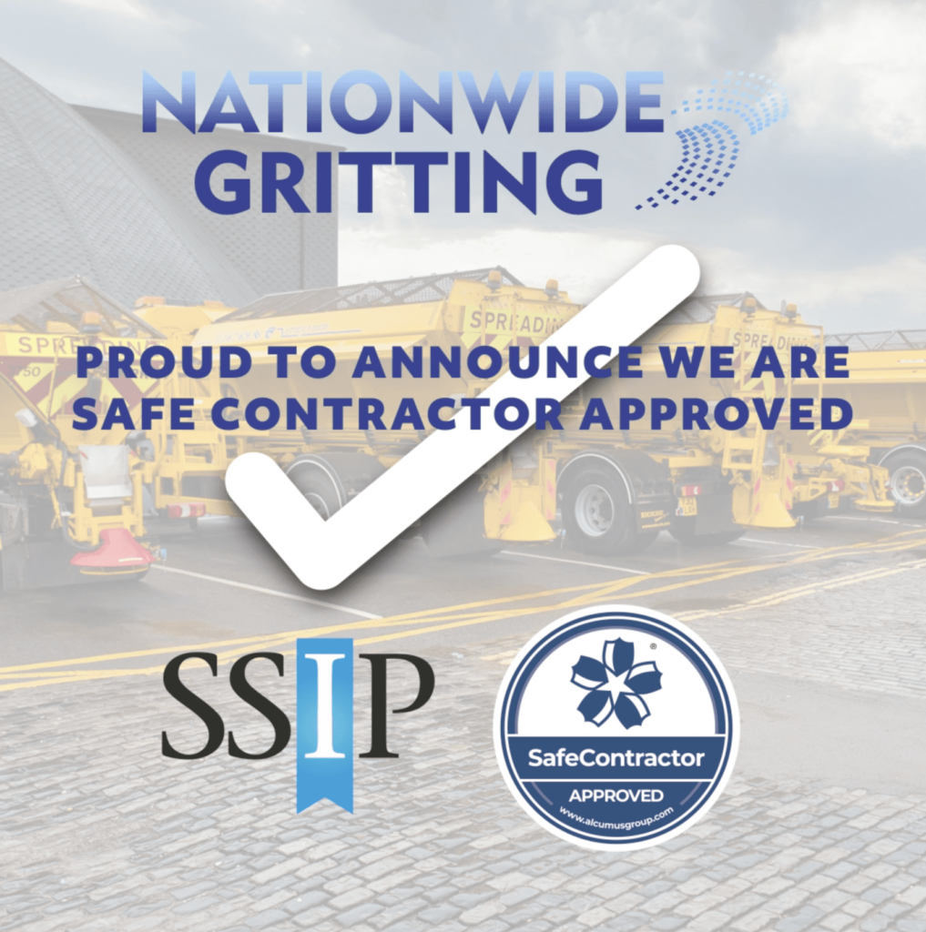 Nationwide Gritting Proud To Announce We Are Safe Contractor Approved