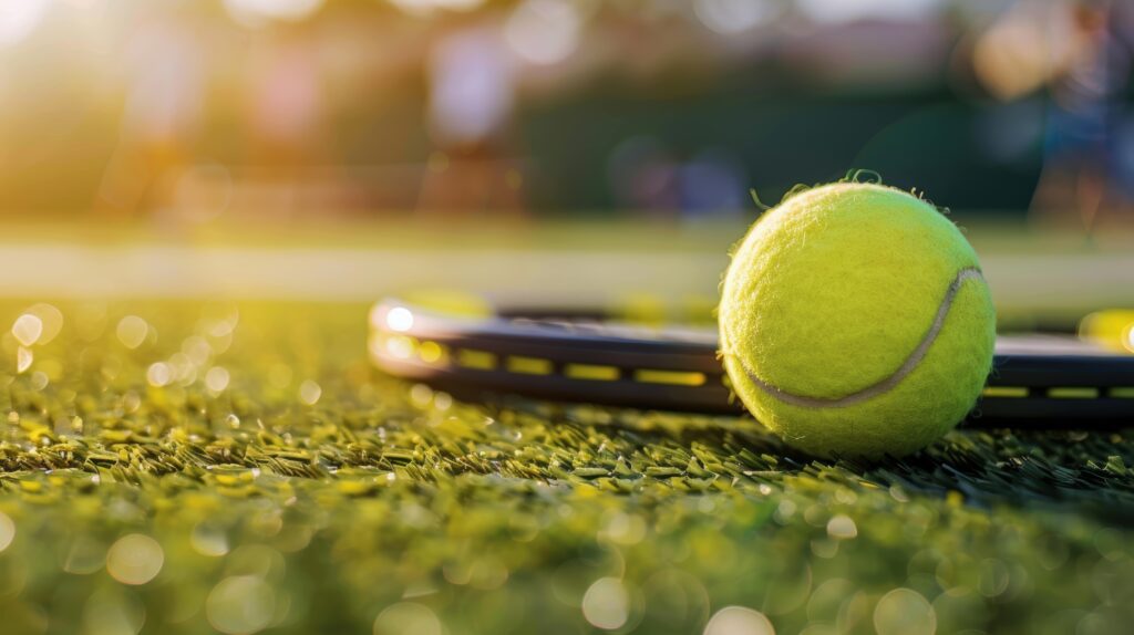 Grass court tennis, celebrating British sporting success at Wimbledon 2024